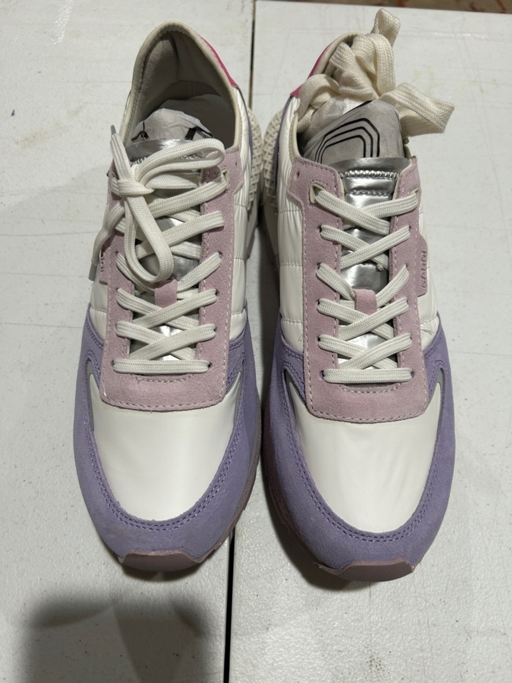 Gant White, Pink & Lavender Low-Top Sneakers